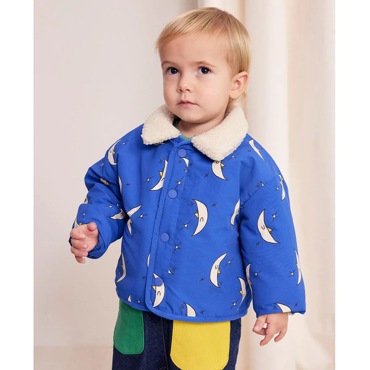 Beneath The Moon Reversible Baby Jacket by Bobo Choses - Last One In Stock - 6 Months