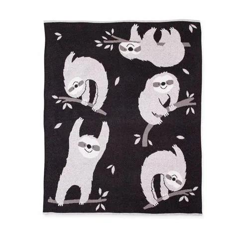 Bizzi Growin Baby Blanket Slothtastic