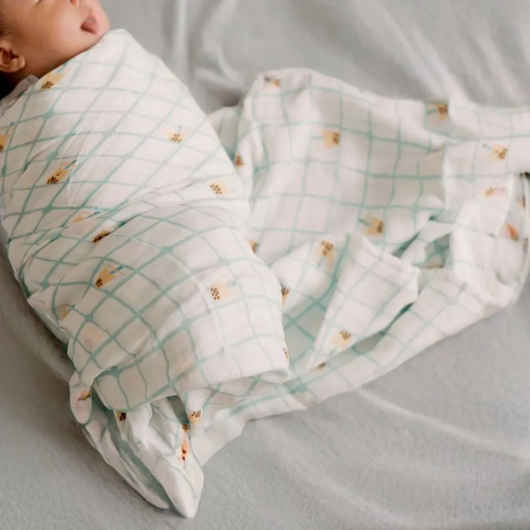 Boba Picnic Swaddle Blanket