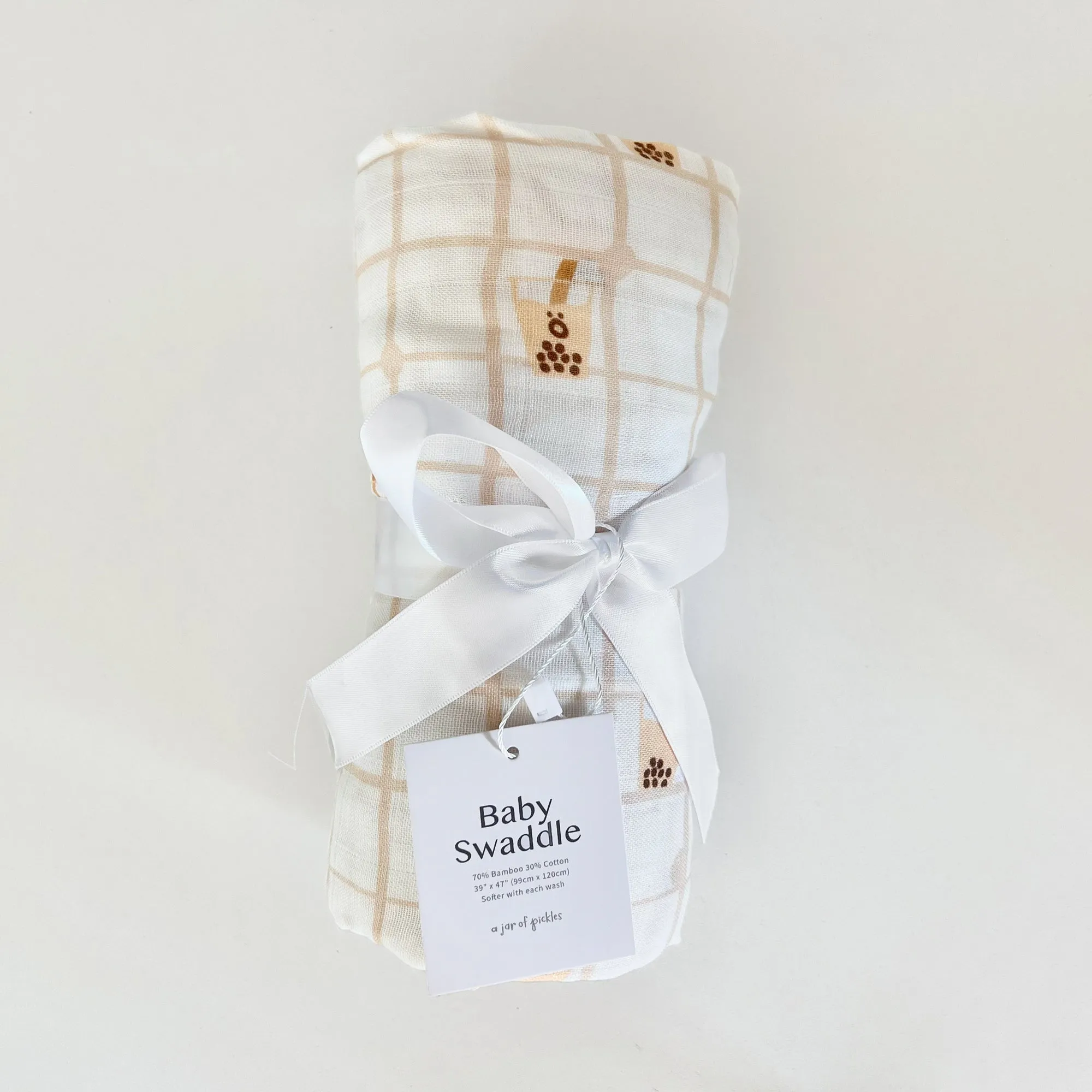 Boba Picnic Swaddle Blanket