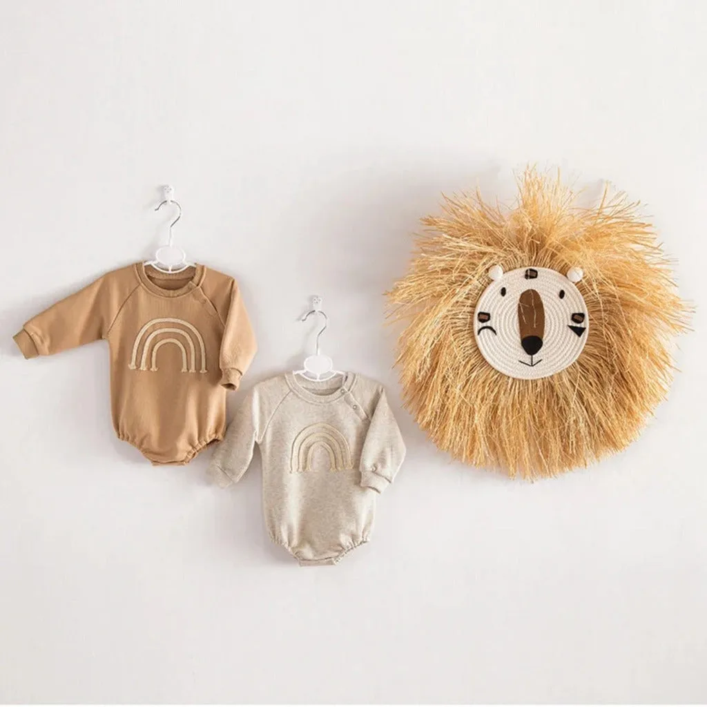 Boho Rainbow Baby Rompers