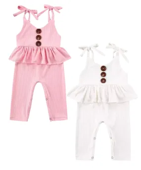 Button Pant Romper