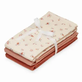 Cam Cam Copenhagen Muslin Cloth, 3-Pack – Gots Mix – Berries