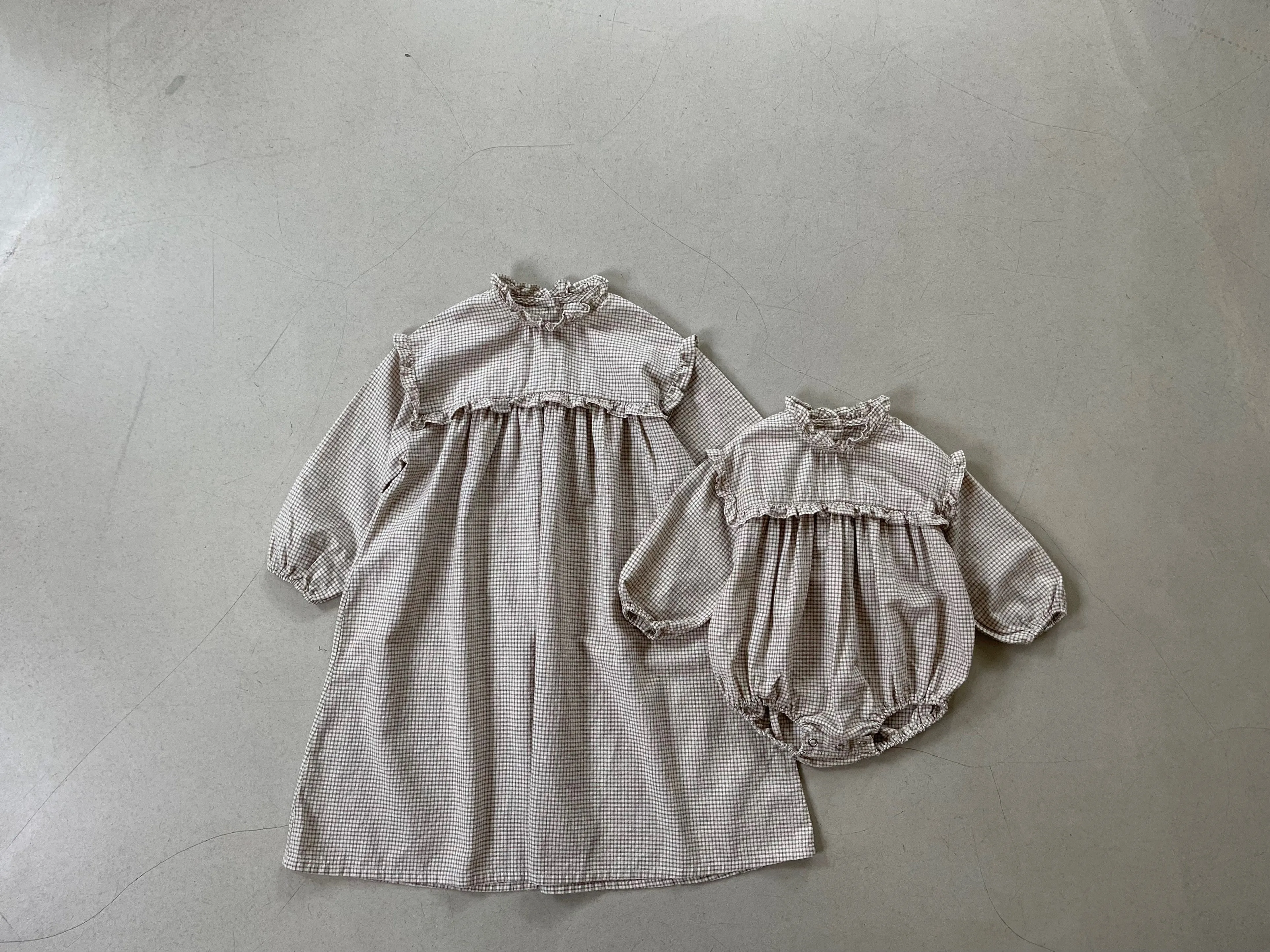 Check A-Line Dress