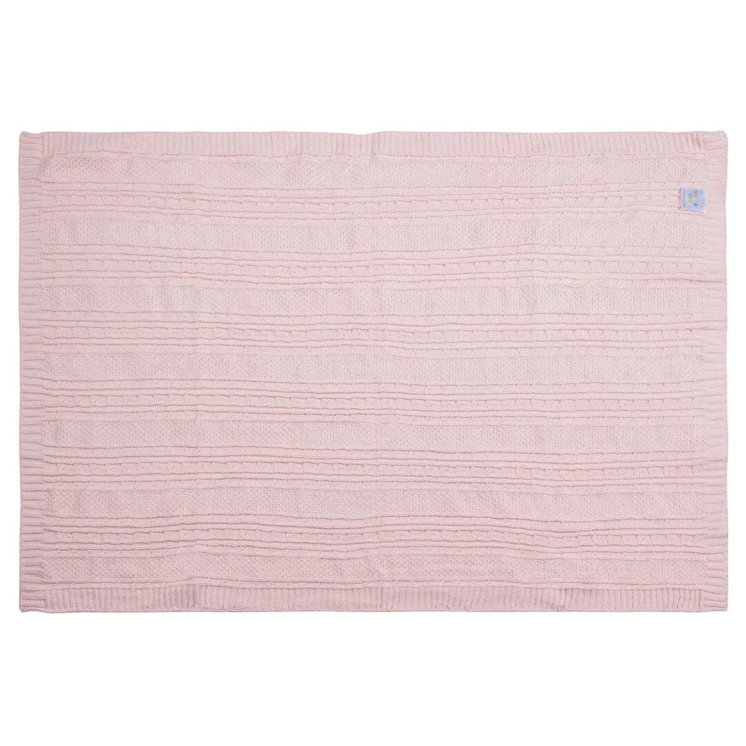 Chenille Blanket Pink