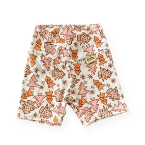 Christmas Tree Farm Biker Shorts