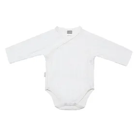 Classics Side Wrap Long Sleeve Bodysuit, White