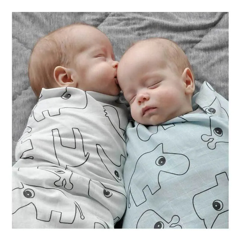 Contour Swaddle 2pk - Blue