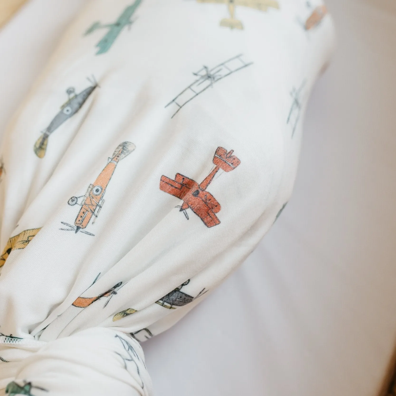 Copper Pearl Knit Swaddle Blanket | Ace