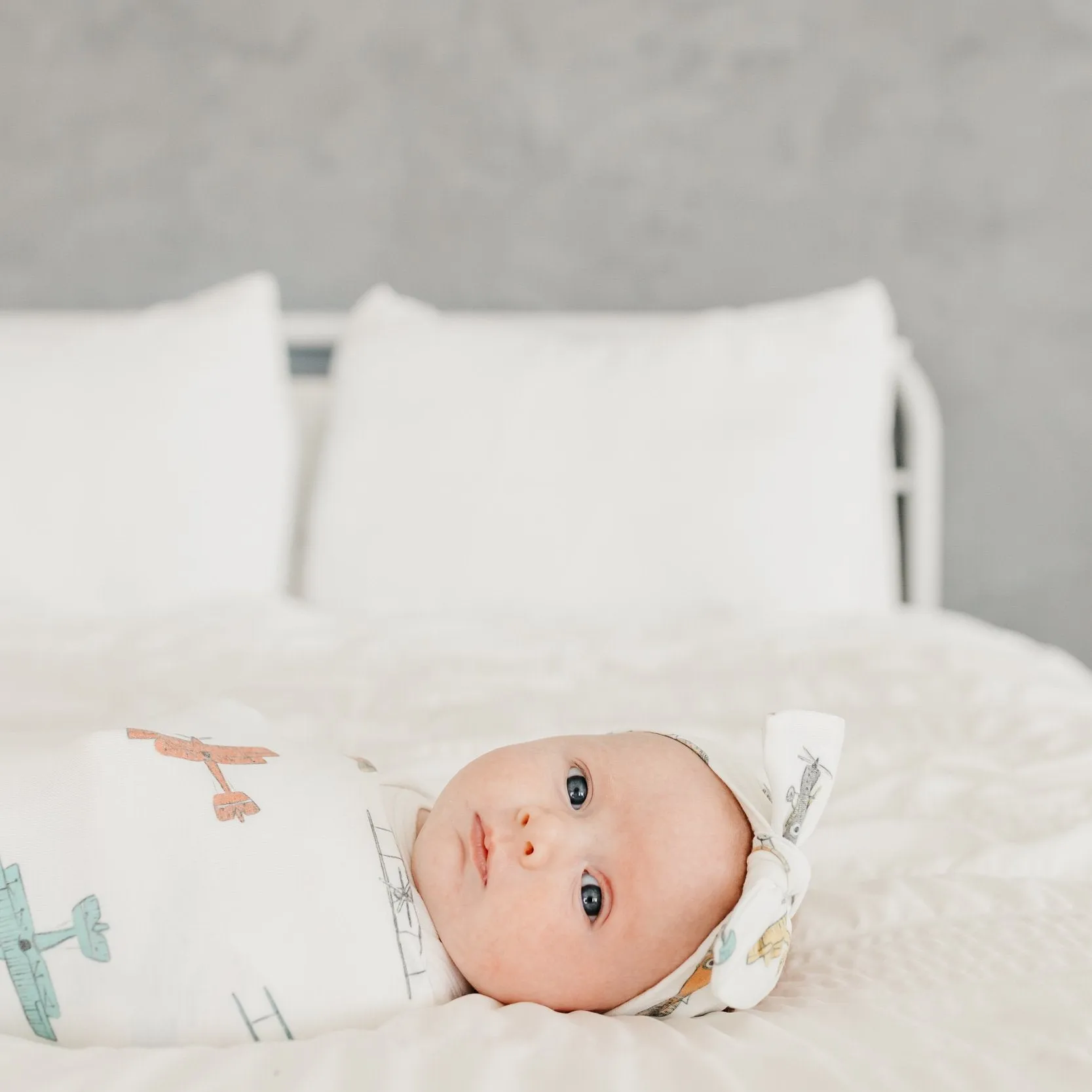 Copper Pearl Knit Swaddle Blanket | Ace