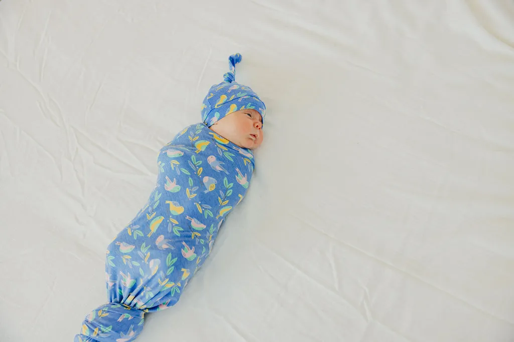 Copper Pearl Knit Swaddle Blanket | Birdie