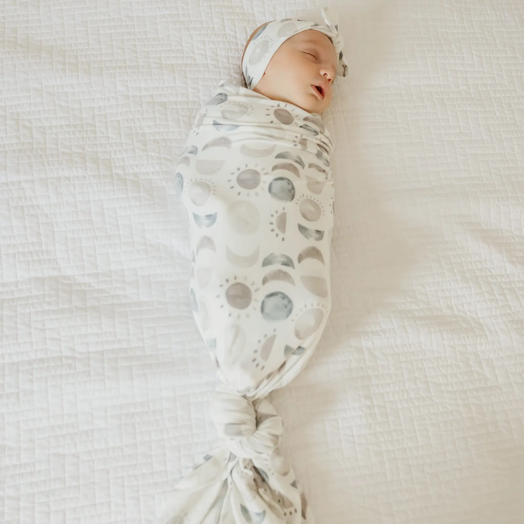 Copper Pearl Knit Swaddle Blanket | Eclipse