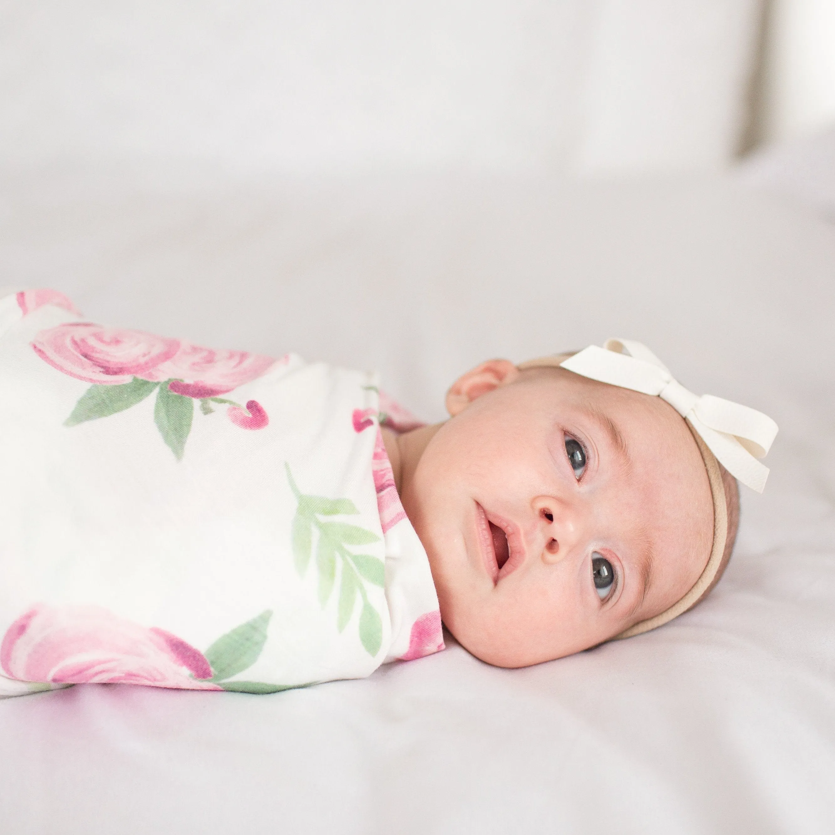 Copper Pearl Knit Swaddle Blanket | Grace