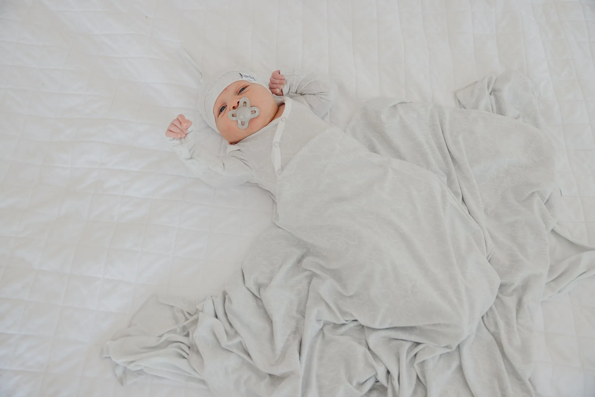 Copper Pearl Knit Swaddle Blanket | Peter
