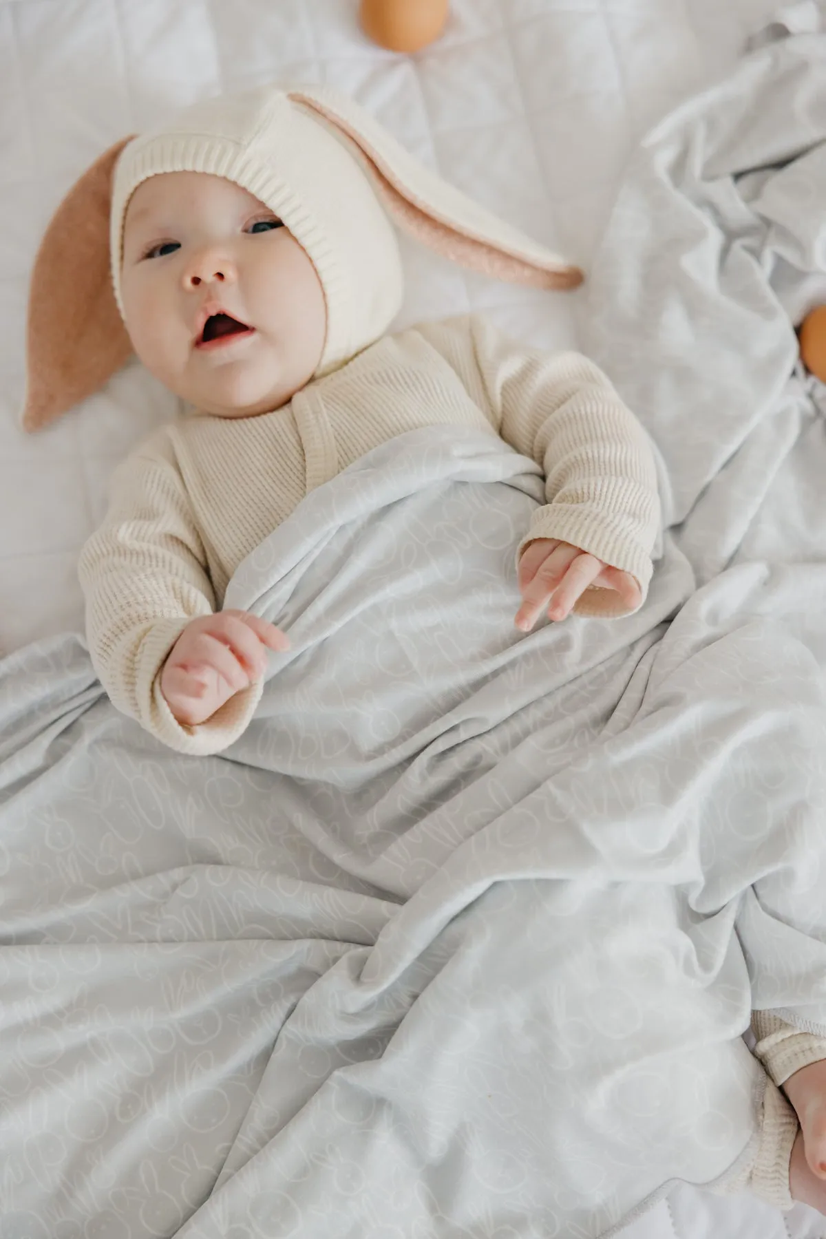 Copper Pearl Knit Swaddle Blanket | Peter