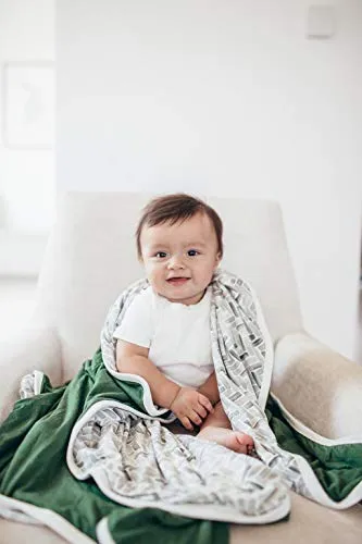 Copper Pearl Large Premium Knit Baby 3 Layer Stretchy Quilt Blanket"Alta" by Copper Pearl