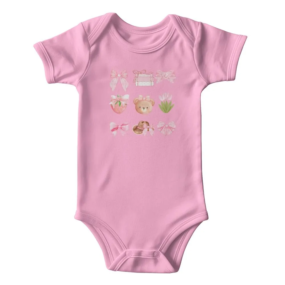 Coquette Bows Onesie for Baby Girl