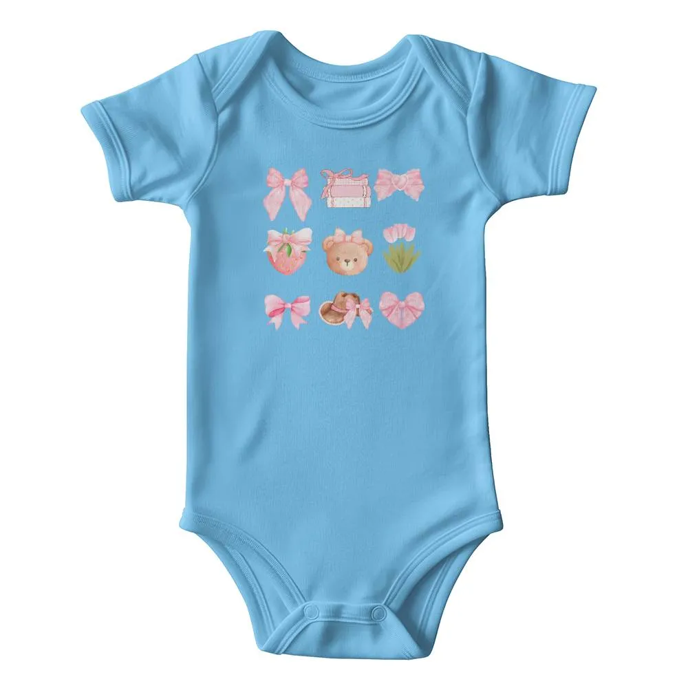 Coquette Bows Onesie for Baby Girl
