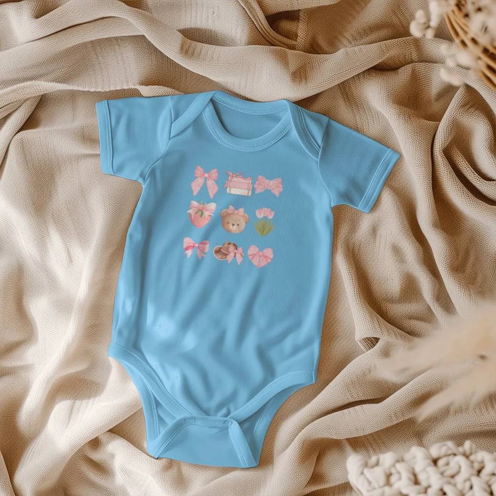 Coquette Bows Onesie for Baby Girl