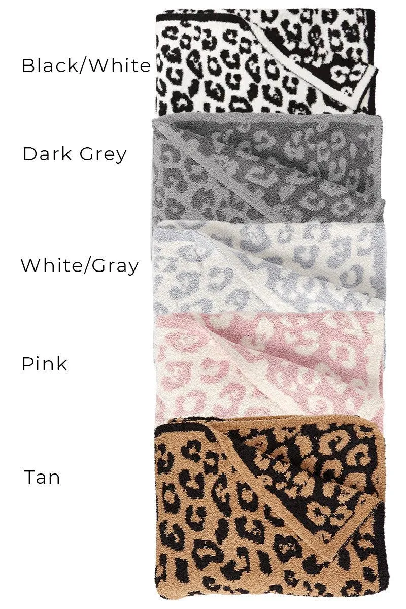 Cozy Leopard Throw Blankets