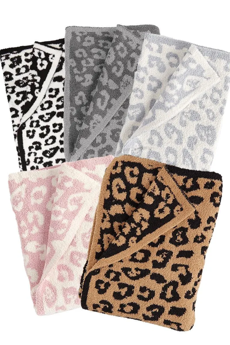 Cozy Leopard Throw Blankets
