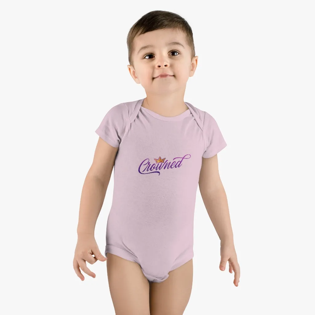 Crowned Baby Short Sleeve Onesie®