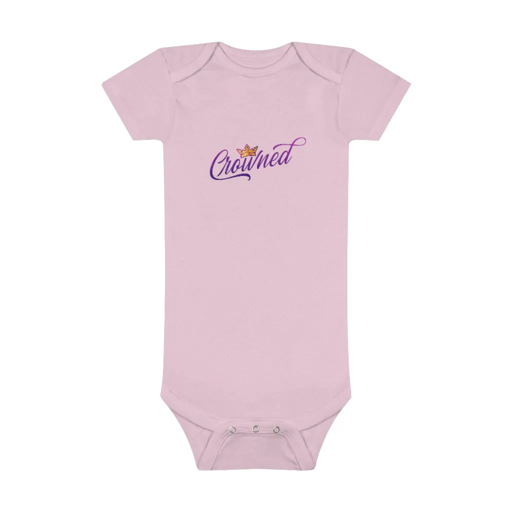 Crowned Baby Short Sleeve Onesie®