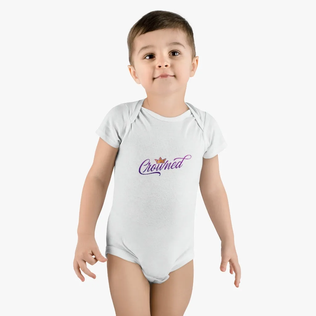 Crowned Baby Short Sleeve Onesie®