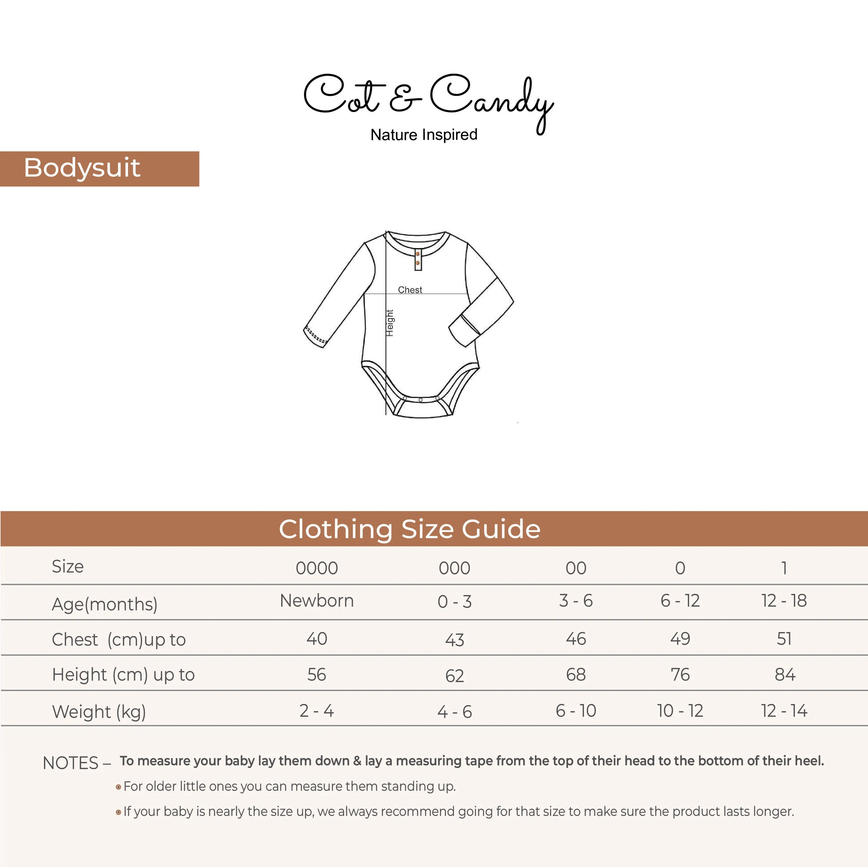 Denim Organic Full Sleeve Bodysuit