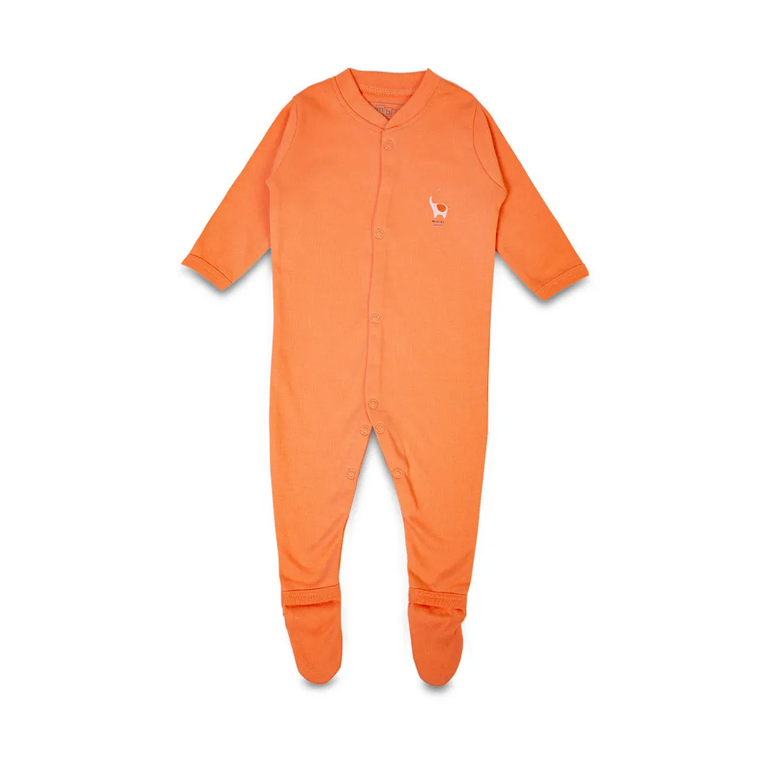 Elephant and Striped Baby Rompers - Pack of 3
