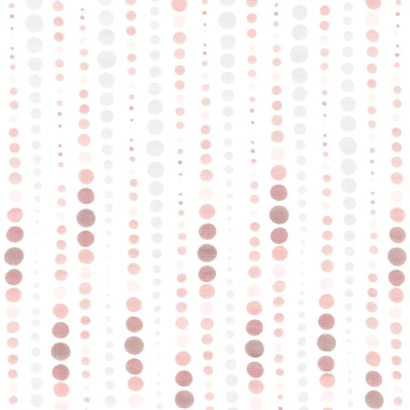 Embrace - Double Gauze Dot Stripe Rosewater Yardage