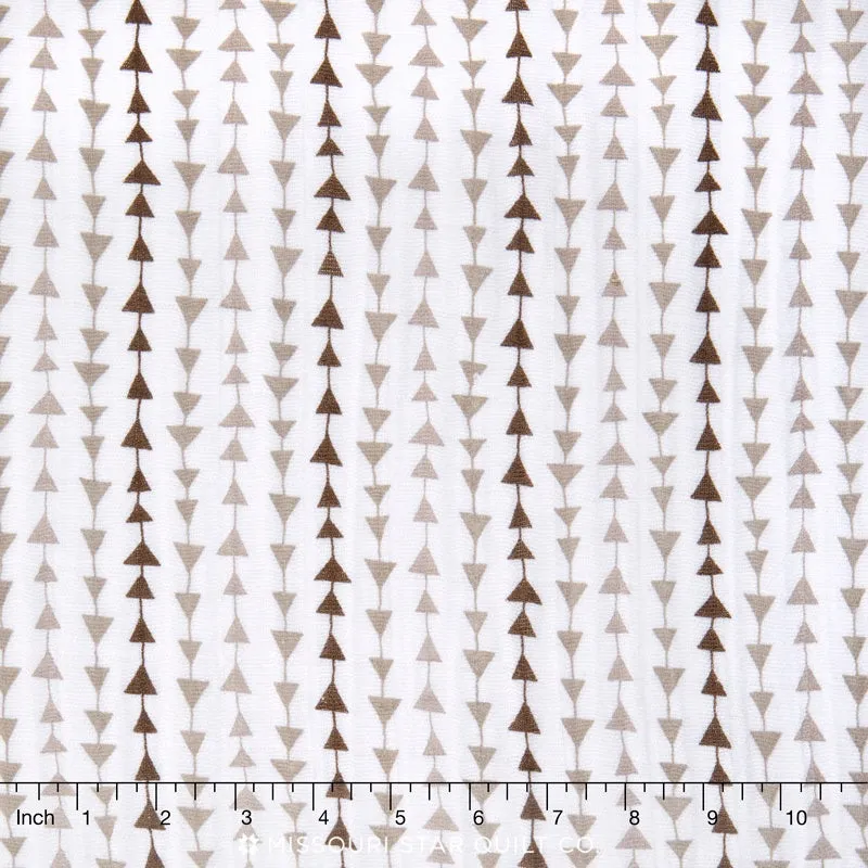 Embrace - Double Gauze Natural Arrow Yardage