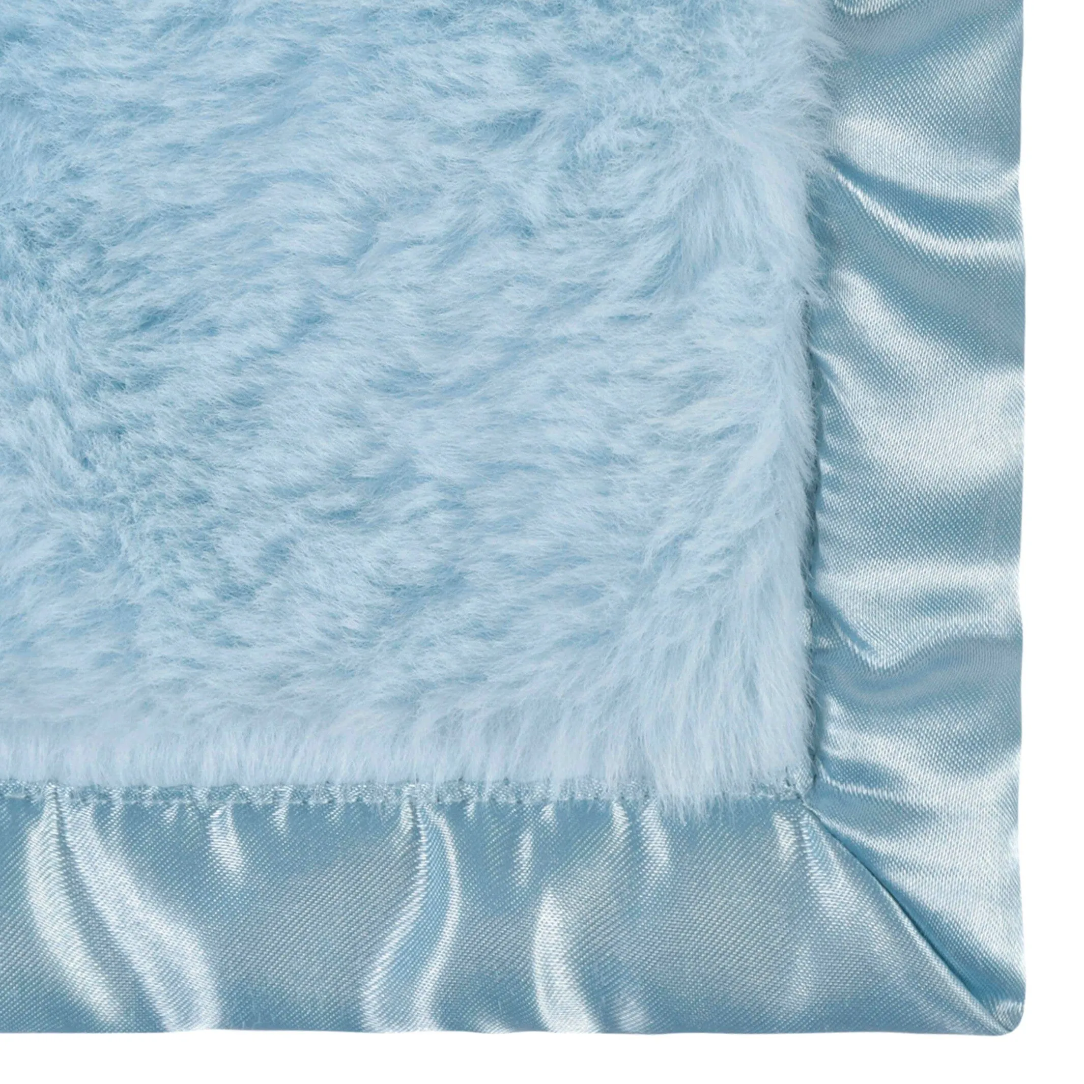 Embroidered Boys Light Blue Security Blanket