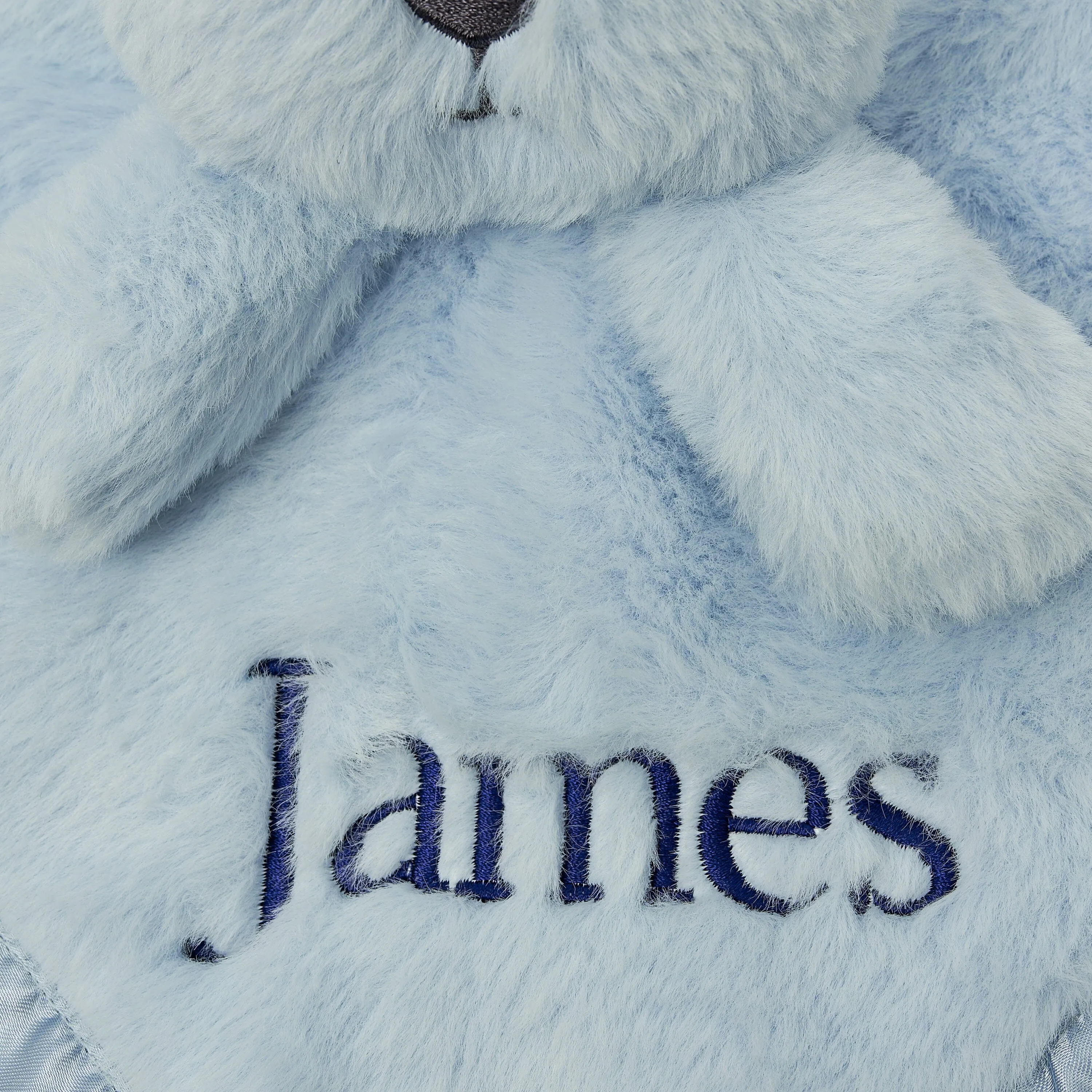 Embroidered Boys Light Blue Security Blanket