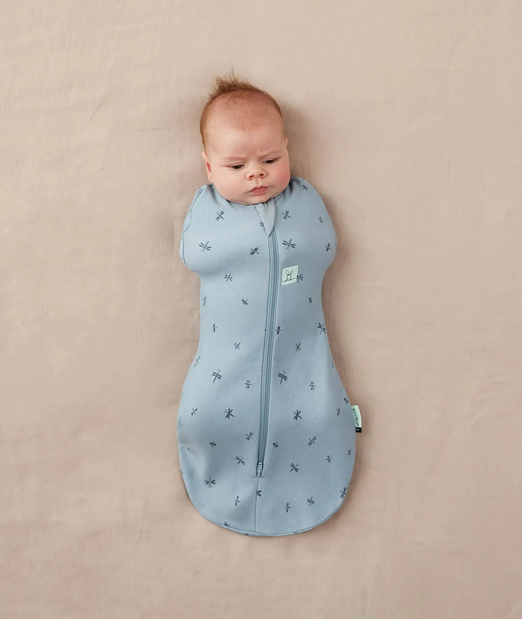 ErgoPouch Cocoon Swaddle Sack 0.2 TOG, Dragonflies