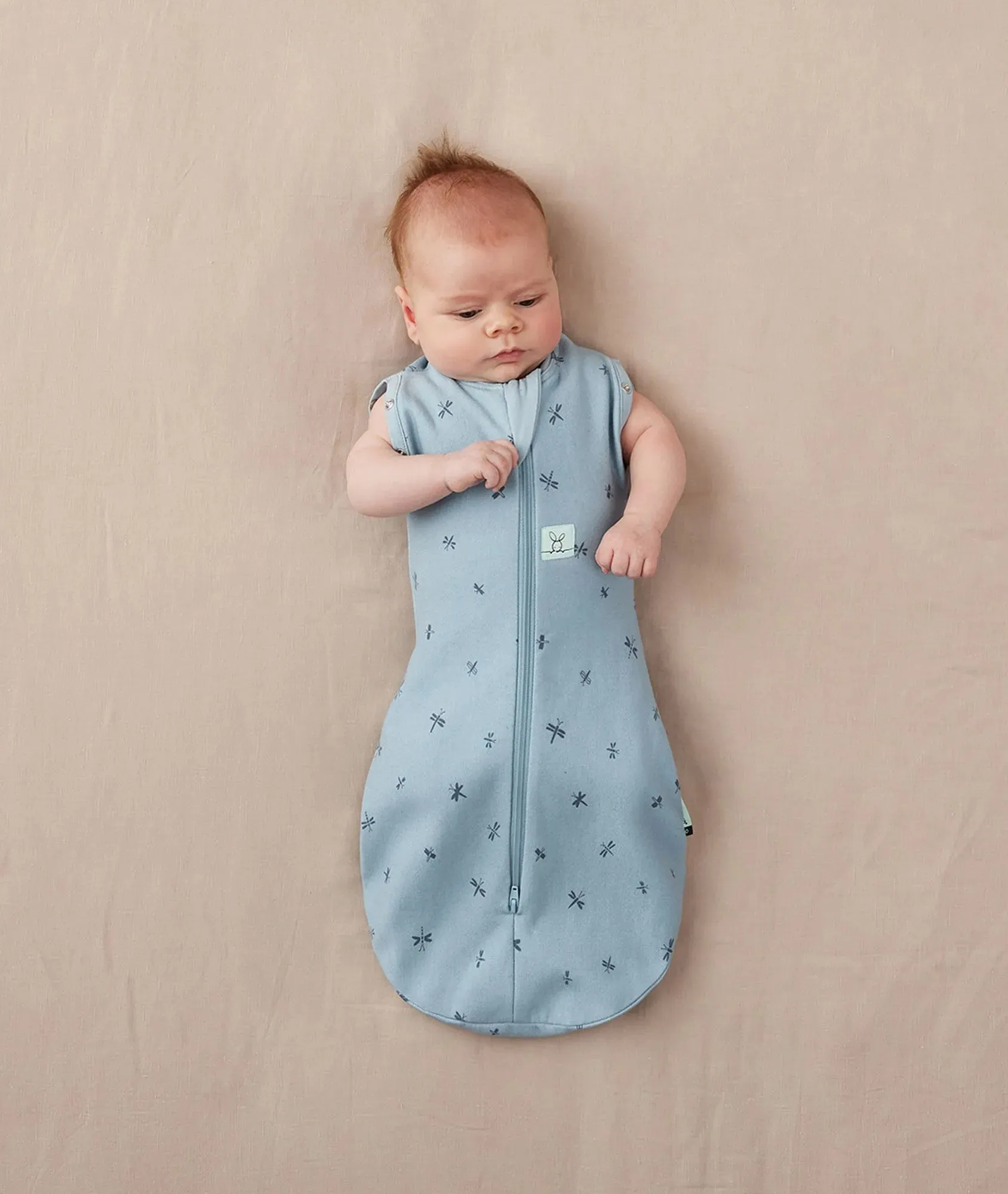 ErgoPouch Cocoon Swaddle Sack 0.2 TOG, Dragonflies