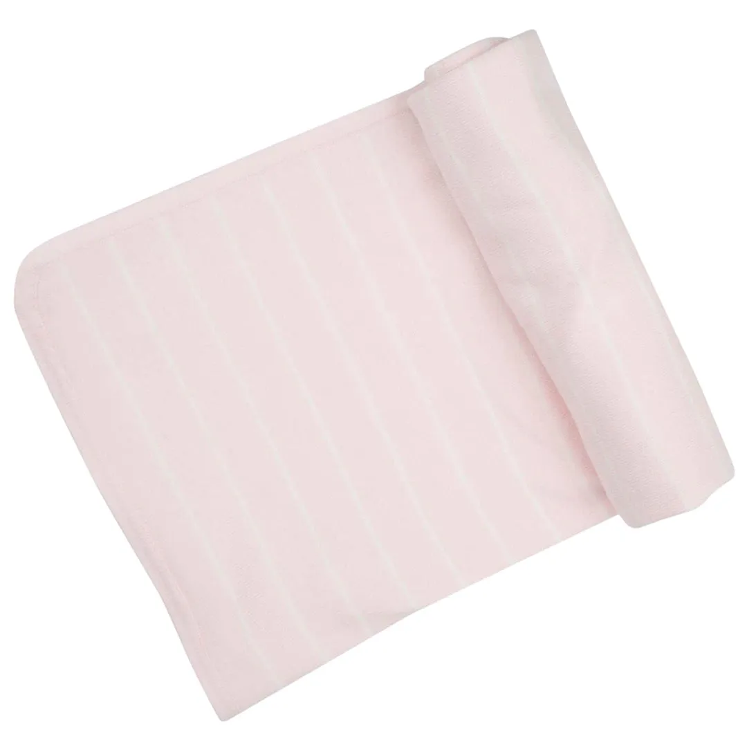 Euro Knit Take-Me-Home Blanket, Pink Stripe
