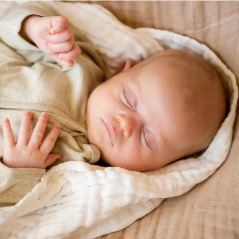 FIBRE FOR GOOD MUSLIN WRAP: BROWN