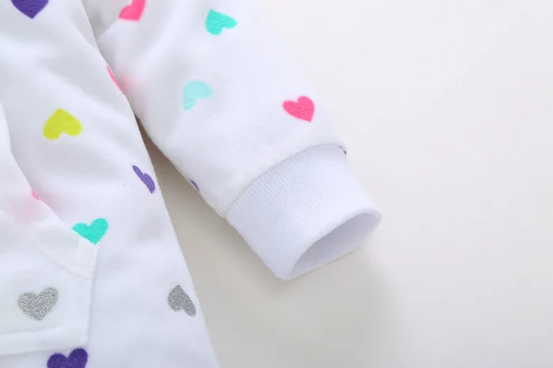 Fleece Hooded Baby Romper
