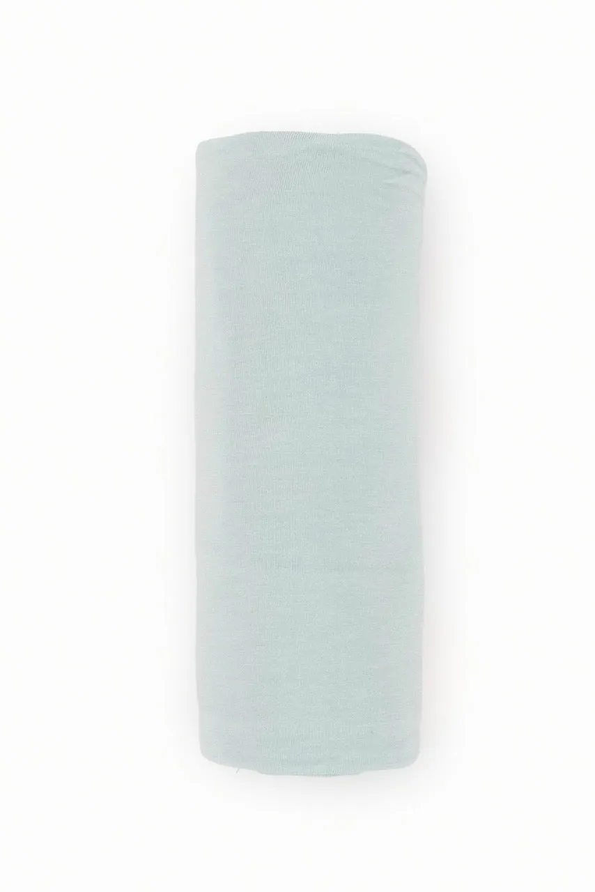 Frost Green Stretch Knit Swaddle Blanket 2 Pack