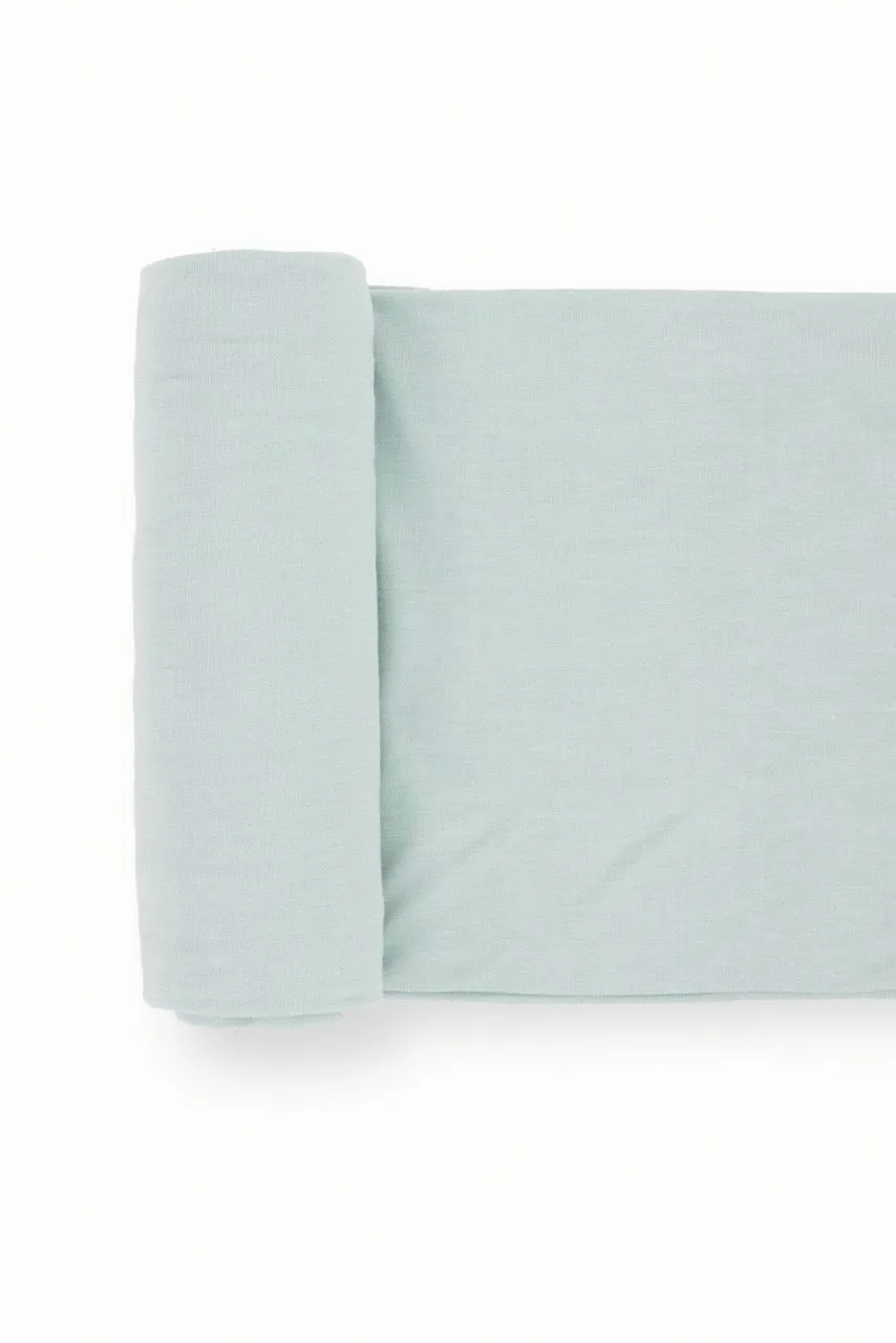 Frost Green Stretch Knit Swaddle Blanket 2 Pack
