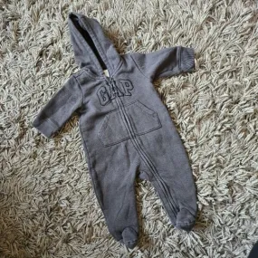 Gap Hoodie Romper 0-3M, Kids 3 Month (0-3M)