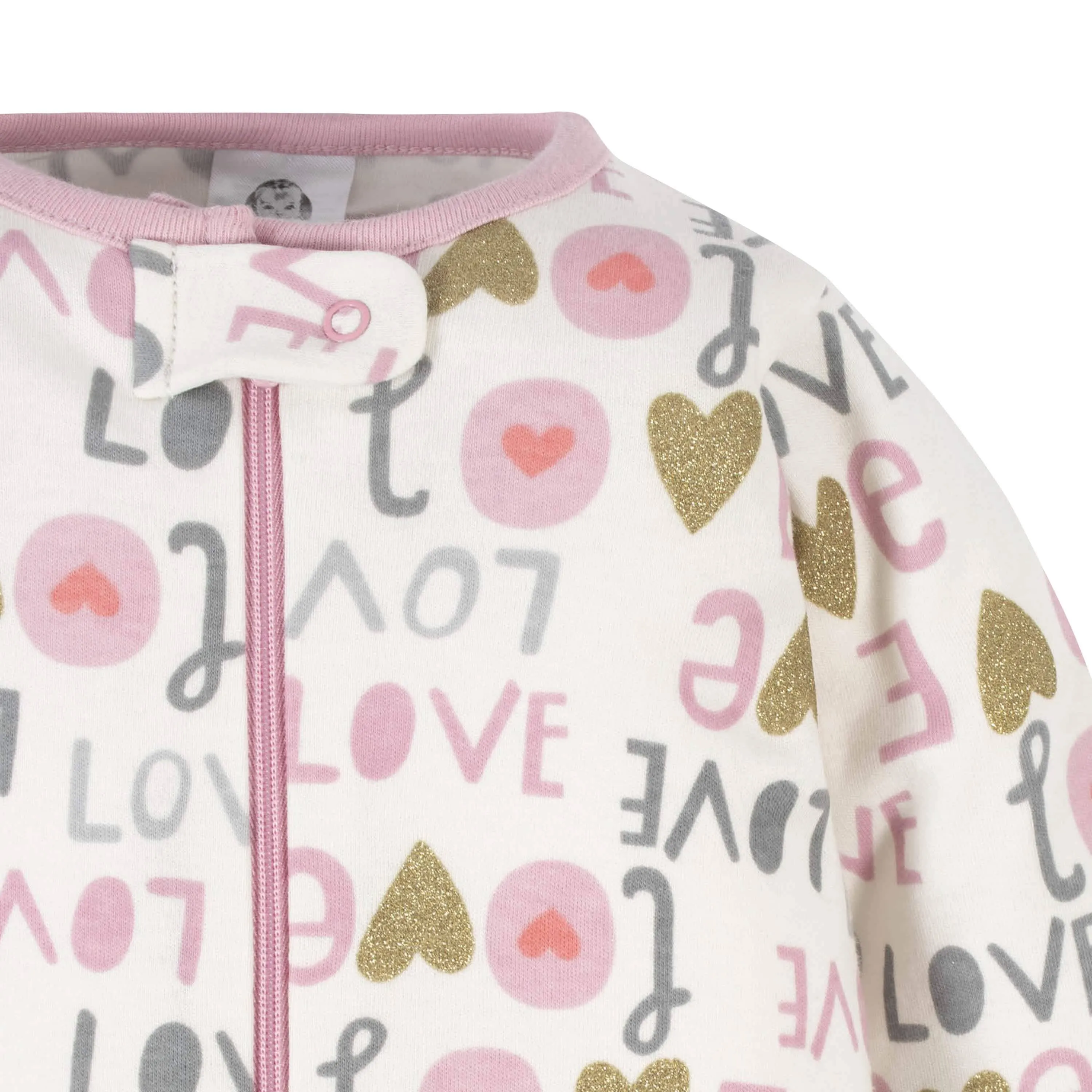 Gerber® Organic 2-Pack Baby Girls Love Sleep 'N Play