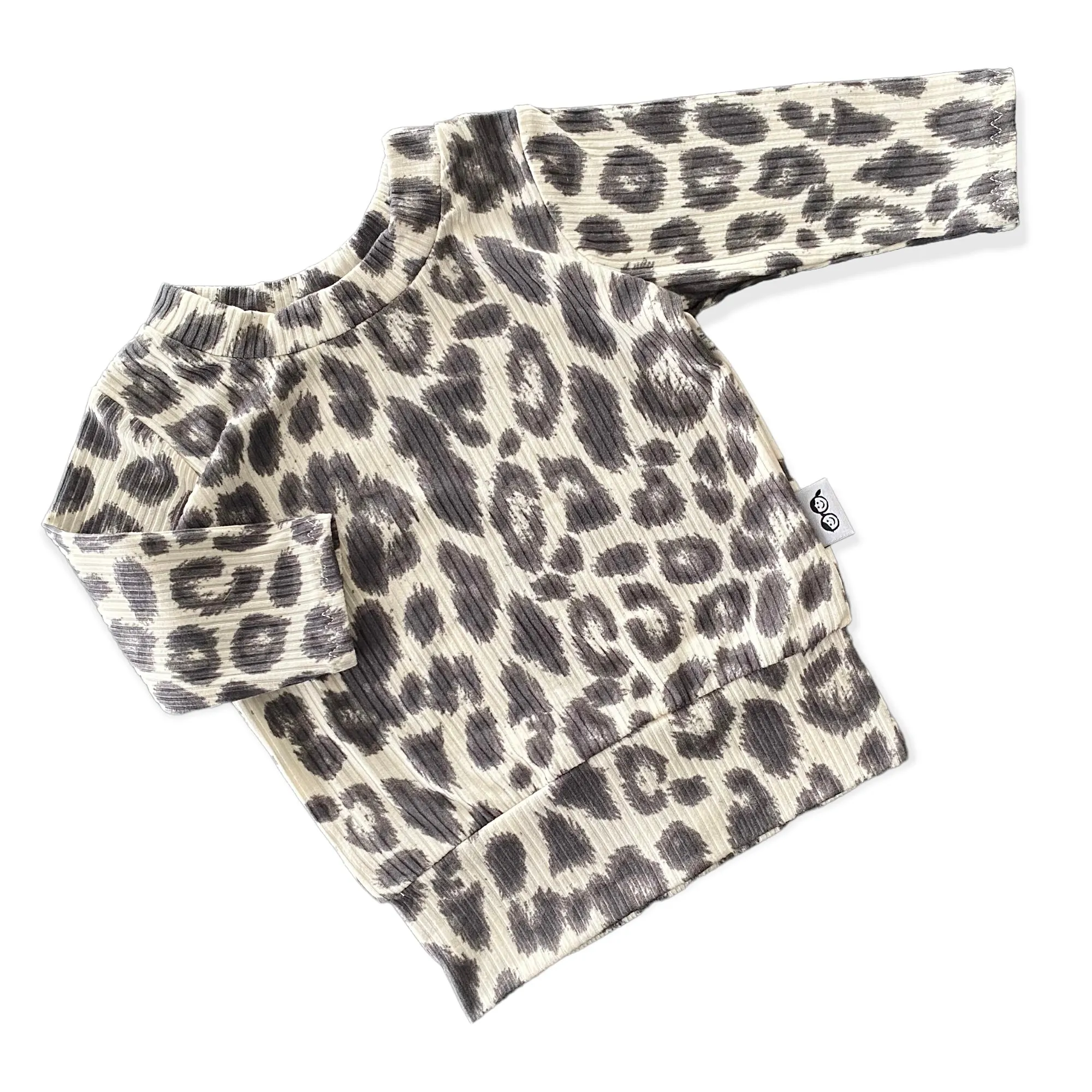 Gray Cheetah On Ivory Lounge Set