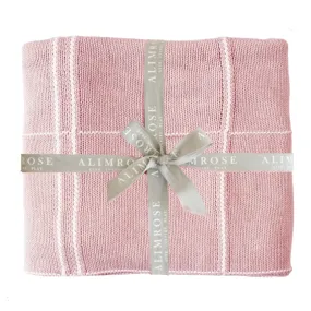 Grid Baby Blanket Petal