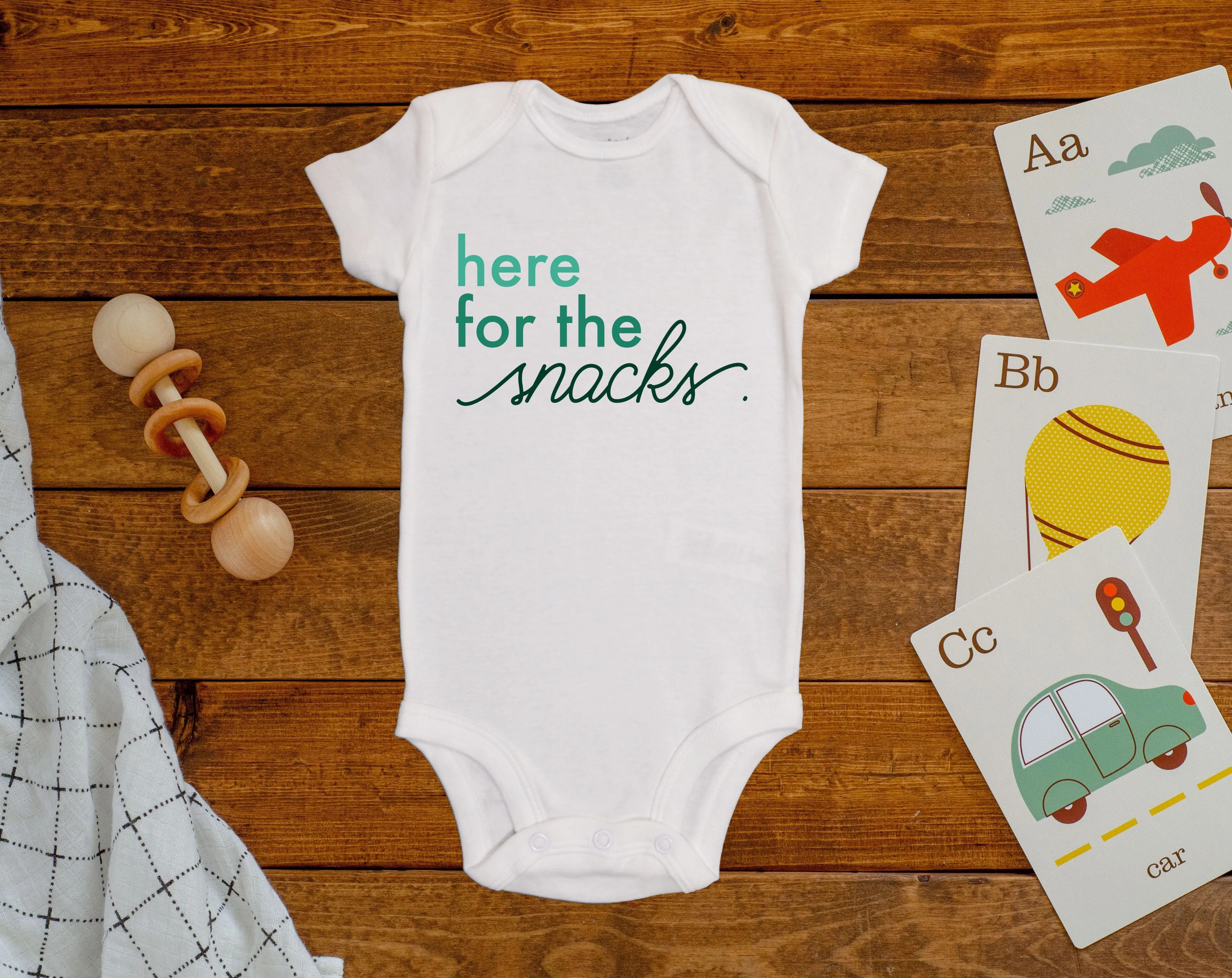 Here For the Snacks Onesie©/Bodysuit