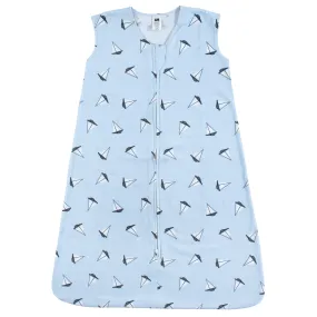 Hudson Baby Cotton Sleeveless Wearable Sleeping Bag, Sack, Blanket, Sailboats