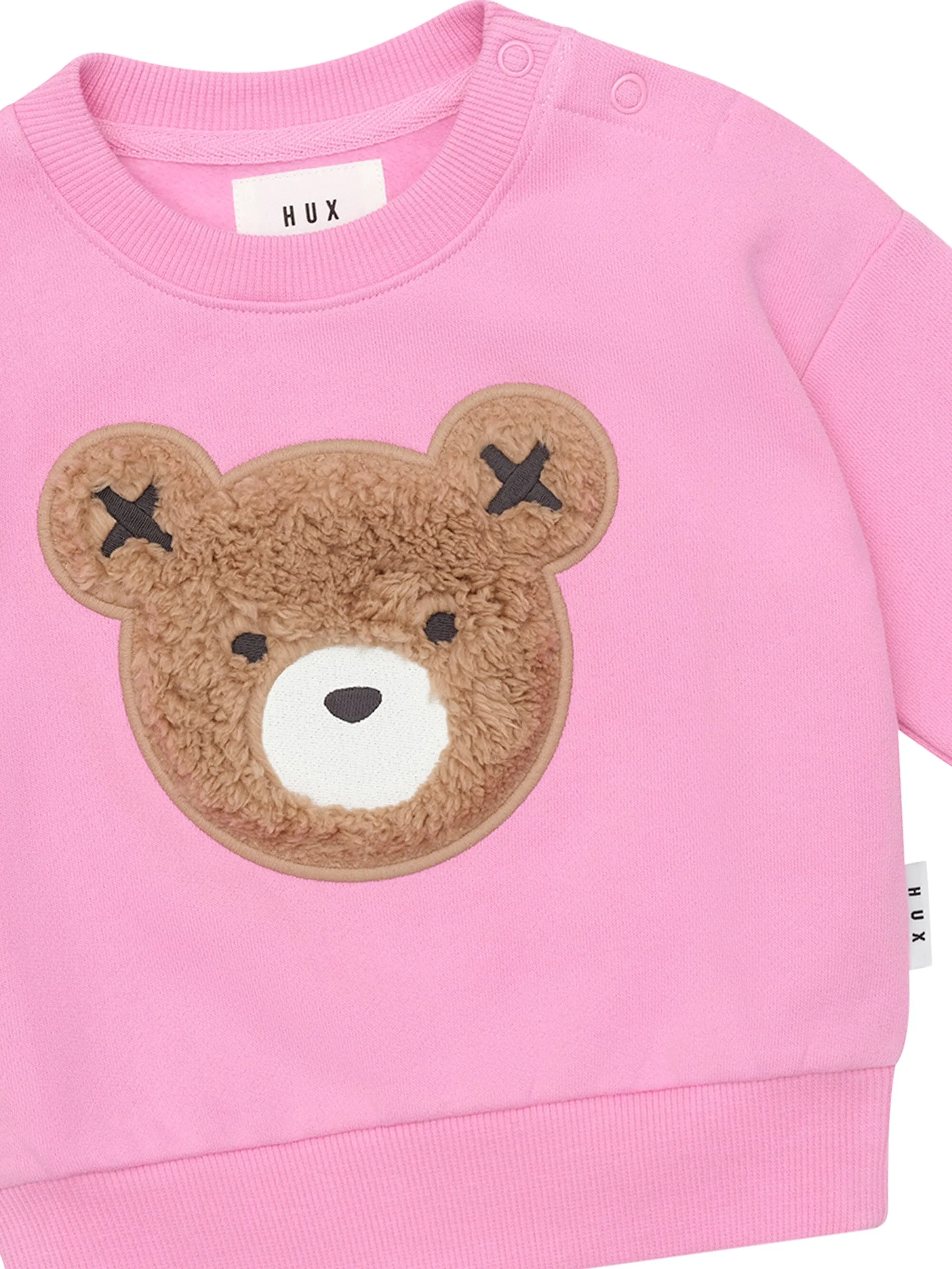 Huxbaby - Fuschia Furry Huxbear Sweatshirt - HB3225W25