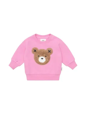 Huxbaby - Fuschia Furry Huxbear Sweatshirt - HB3225W25