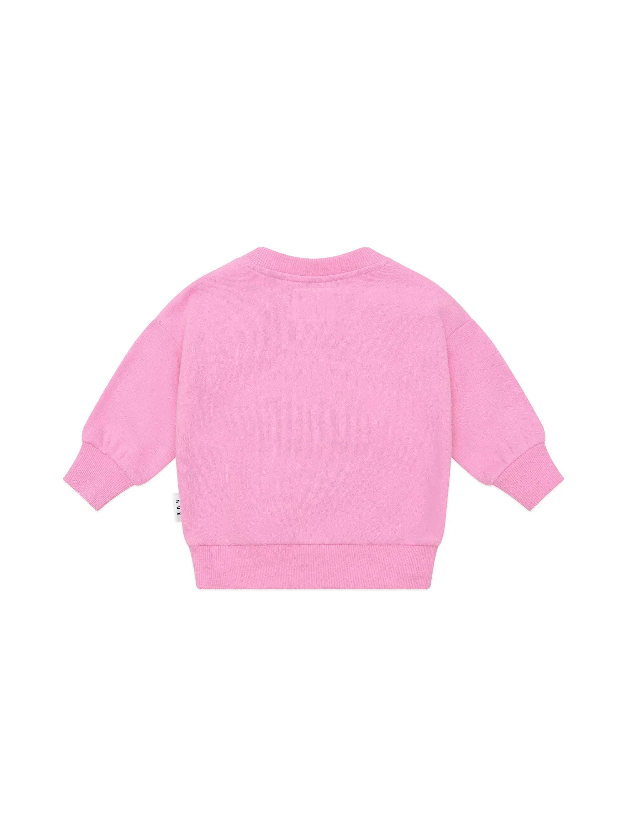 Huxbaby - Fuschia Furry Huxbear Sweatshirt - HB3225W25